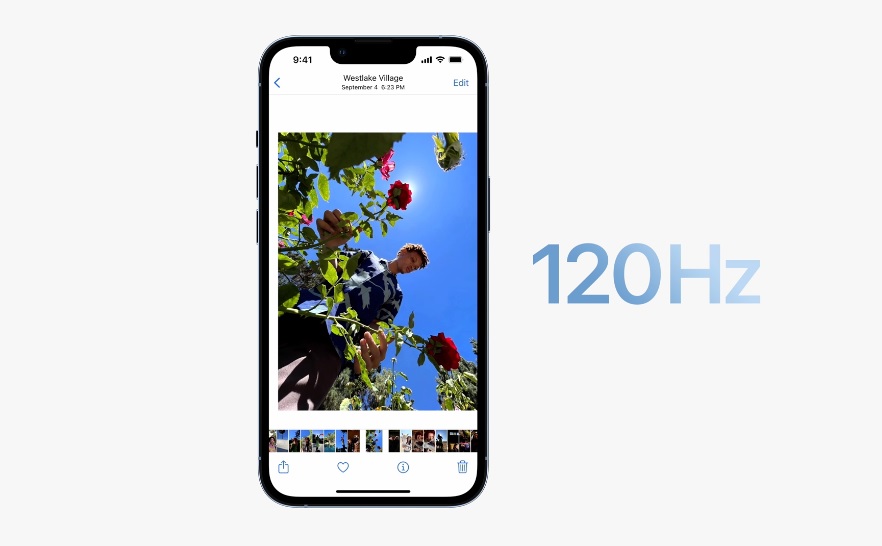 màn hình IPhone 13 120Hz