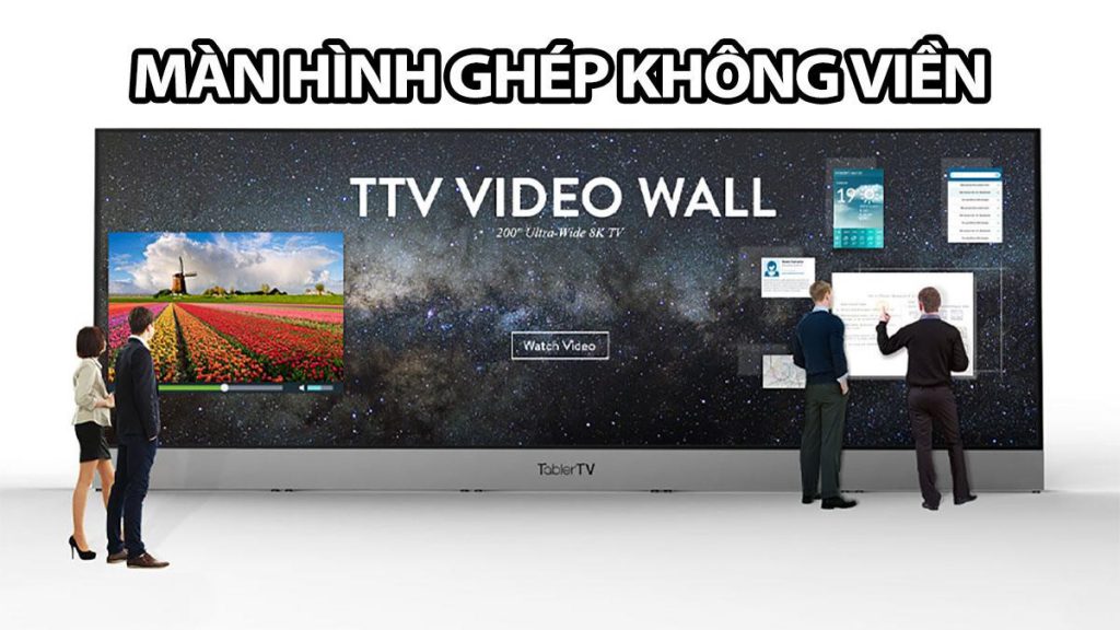 màn hình ghép không viền cỡ lớn
