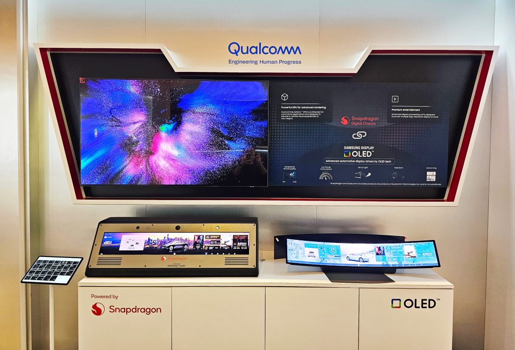 Samsung Display hợp tác với Qualcomm Technologies, Inc. để mở rộng thị trường OLED ô tô